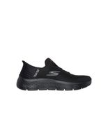 zapatillas skechers slip-ins go walk flex - grand mujer negro textiletrim