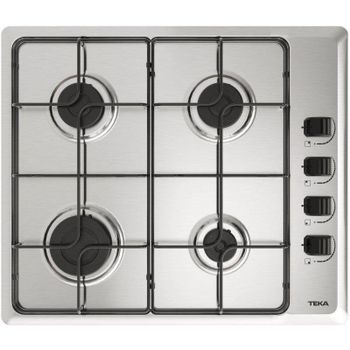 Teka HLX 640 KL Placa de Gas Natural 4 Zonas 58cm Acero Inoxidable