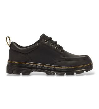 Dr Martens para hombre. 43299001 Zapatos de Piel Bridwell Lo negro (44), Plano, Cordones, Casual, Clásico