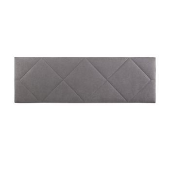 Cabecero Tapizado | Häusbed | Spyga 145x50x7 | Cama 140 Microfibra Aquaclean Gris