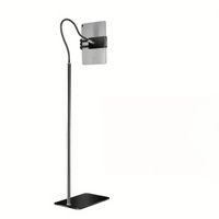 mejorada soporte de suelo ajustable para tablet y movil 135cm r base metalica antideslizante brazo flexible 360 compatible con ipad y smartphone