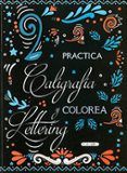 practica caligrafia y colorea lettering 4