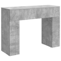 mesa de centro gris hormigon 102 x 35 x 75 cm vidaxl