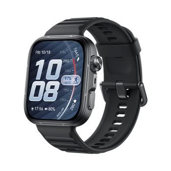 HUAWEI WATCH FIT 5 Pro Negro Fluoroelastómero/Pantalla FullView/Cristal de Zafiro/Mini-Workout