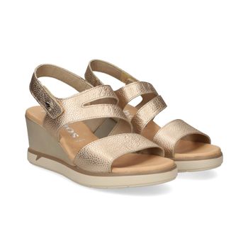 Fluchos Sandalias Cuña Mujer - Plata Talla 40