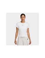 camiseta nike sportswear tight ribbed short-sleeve mujer blanco