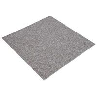 azulejo de alfombra marron 50 x 50 cm 20 uds pp y betun vidaxl
