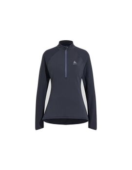Camiseta de Trail Odlo 1/2 Zip Zeroweight Unisex
