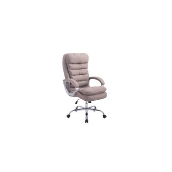 Silla de oficina giratoria regulable en Tela Gris topo