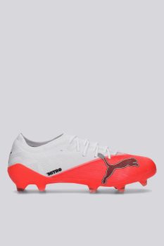 Botas Fútbol Tacos Puma Ultra Nitro 7 FG Blancas talla 44
