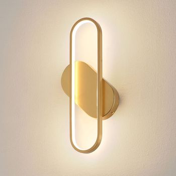 Aplique acero, aluminio y silicona  40 cm