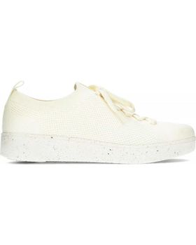 de FITFLOP SNEAKERS RALLY MULTI-KNIT CREAM