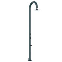 ducha aluminio gris led 3 chorros con sensor interiorexterior
