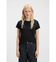 hugo para mujer 50417212 camiseta plain negro m casual algodon manga corta