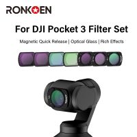 ronkoen para dji osmo pocket 3 magnetico nd cpl juego de filtros uv accesorios combinados creator filtros de densidad neutra para camara de accion