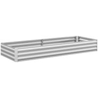 jardinera exterior 241x905x30 cm plata