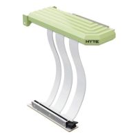 cable de alimentacion interna hyte pcie 50 hyper riser 16 pines 20 cm blanco y verde
