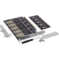 tarjeta de interfaz inline 76619g pcie m2 sata 6 gbits 5 puertos ncq
