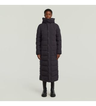 G-Star para mujer. D26963-D518-6484 Abrigo Whistler long puffer negro (L), Casual, Algodón