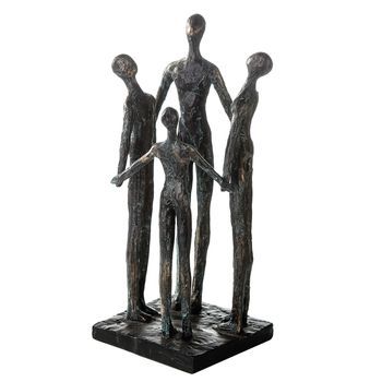 Casablanca By Gilde Estatuilla Decorativa Grupo Escultórico Color Bronce H. 30 Cm