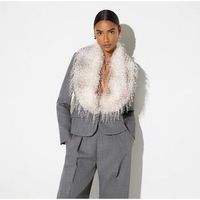 elisabetta franchi chaquetas gi28967e2-431 para mujer