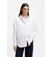 boss para mujer 50553890 camisa bostatta blanco 32 casual algodon manga larga