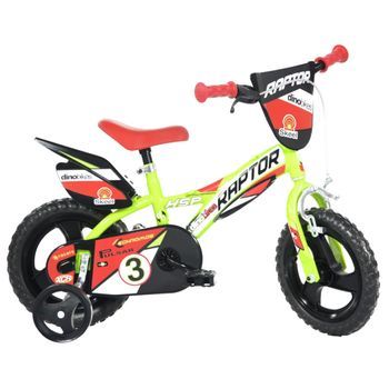 Bicicleta De Niños Raptor Amarillo Fluorescente 12