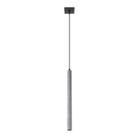 lampara de techo gris concreto alt 120 cm