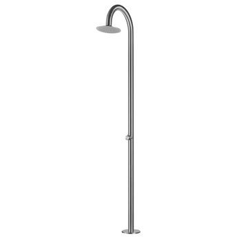 Ducha De Piscina Con Agua Fría De Acero Inox 316l Sined Doccia Palau