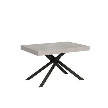 Mesa extensible 80x120/204 cm efecto madera, cachemira