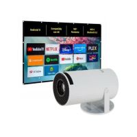 pack mini proyector iggual  pantalla 120 plegable alta definicion y portabilidad