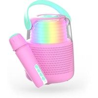 ks-80 altavoz bluetooth iluminado con microfono multicolor