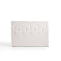 cabecero zafiro para cama de 160 de polipiel blanco 165x115x8 matris