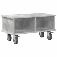 soporte de tv  mueble de salon  gabinete de tv gris concreto 685 x 35 x 35 cm