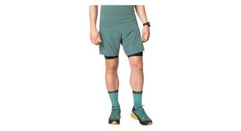 Pantalon corto dynafit ultra azul 2 en 1  hombre