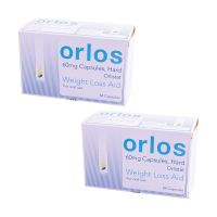 orlos weight loss aid 60mg- twin pack