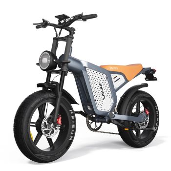 JANSNO X60 Bicicleta eléctrica 48V 23Ah Batería 750W*2 Motores duales Velocidad máxima recomendada 25 km/h Neumáticos de