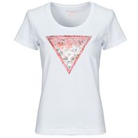 guess camiseta rn satin triangle para mujer