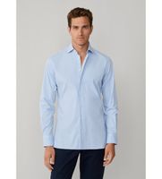 hackett london para hombre hm3010540 camisa popelin elastica fit tailored azul m casual fiesta algodon clasico manga larga