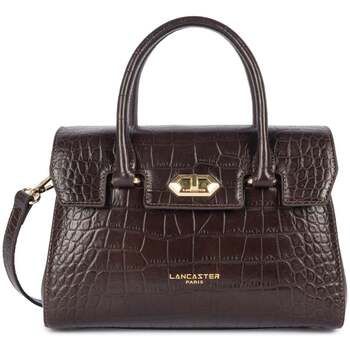 LANCASTER Bolso de mano Bolso de mano con solapa S Exo Marrón Oscuro para mujer