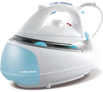 MORPHY RICHARDS Jet Steam 333021 Steam Generator Iron - White & Blue, White