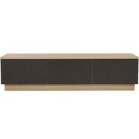 mueble tv de madera - diseno escandinavo - aura gris