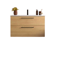 mueble bano 2 cajones  lavabo bajo encimera mod carmen - 100 cm x 46 cm - 2 cajones - 1 lavabo - 2 cajones