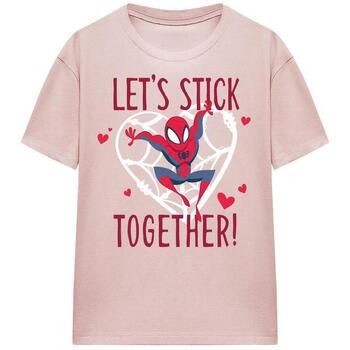 Marvel Camiseta Let's Stick Together para hombre