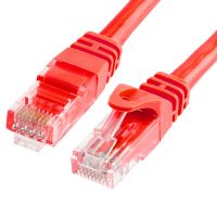 equip cable de red utp cat 6 025m rojo