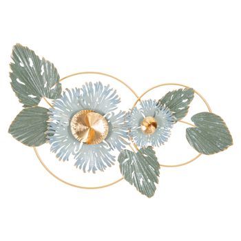 Panel Decorativo 3d En Metal Multicolor Cm 90,5x7,5x50