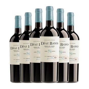 Díaz Bayo Vino Tinto Nuestro Ribera Roble 75 Cl 14% Vol. (pack De 6 Unidades)