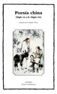 poesia china siglo xi ac-siglo xx