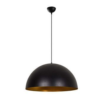 Lámpara De Techo Sivani-mr-724 Oro Negro Metal Diámetro 60x126 Cm