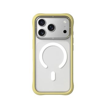 Youngkit Funda Para Iphone 17 Pro Max – Carcasa Magnética Dynamic Ii Transparente Amarillo Tulip Silicone, Diseño Moderno Y Ajuste Preciso